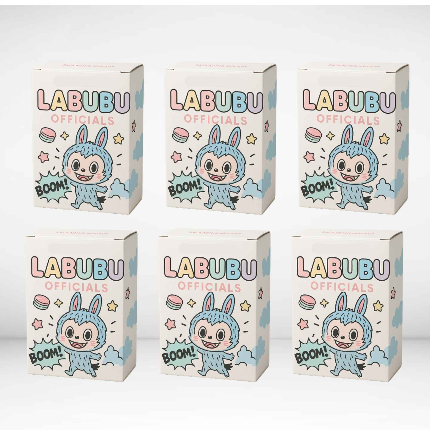 🔑 Porte-clé Monstre Kawaii Labubu Macaron – Série Surprise par LABUBU OFFICIALS