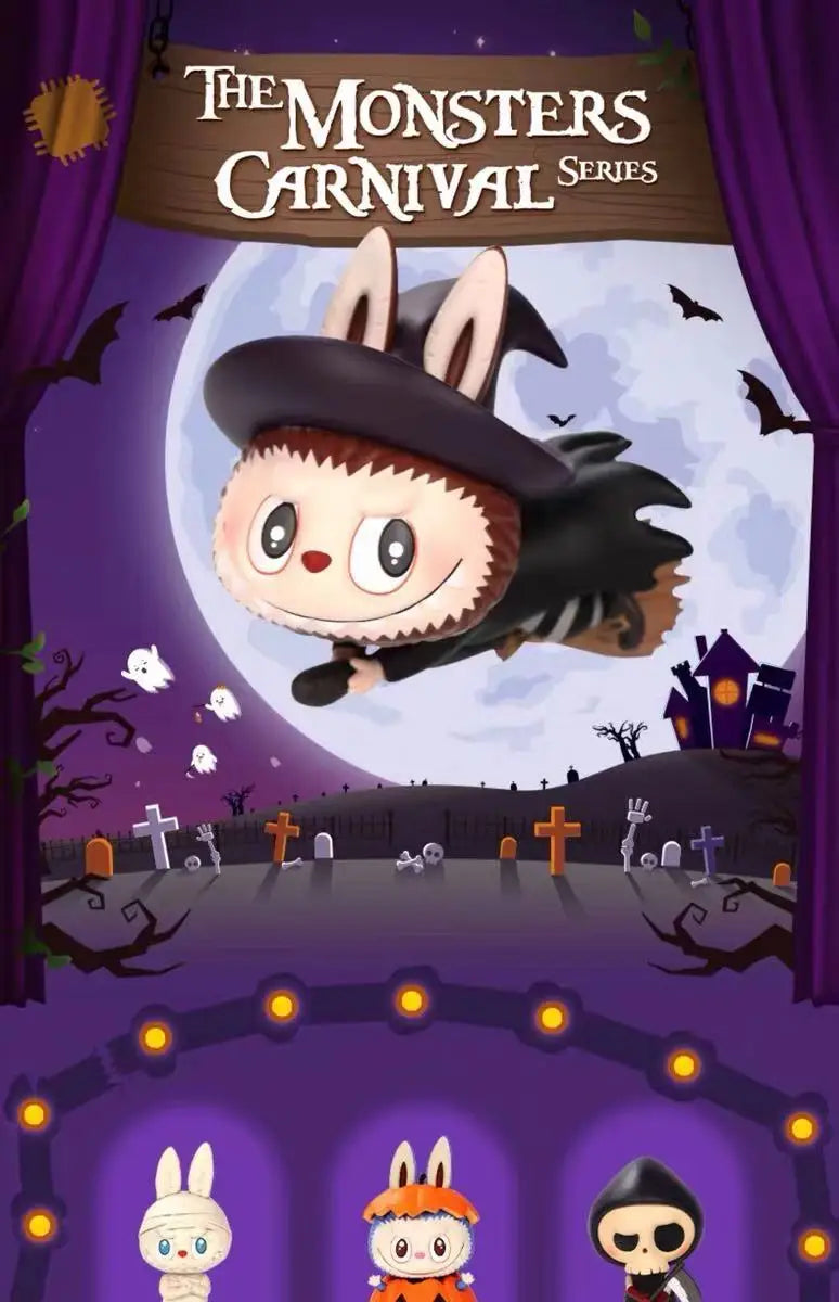 🎃 Figurine de Monstre Halloween Labubu – Boîte Mystère