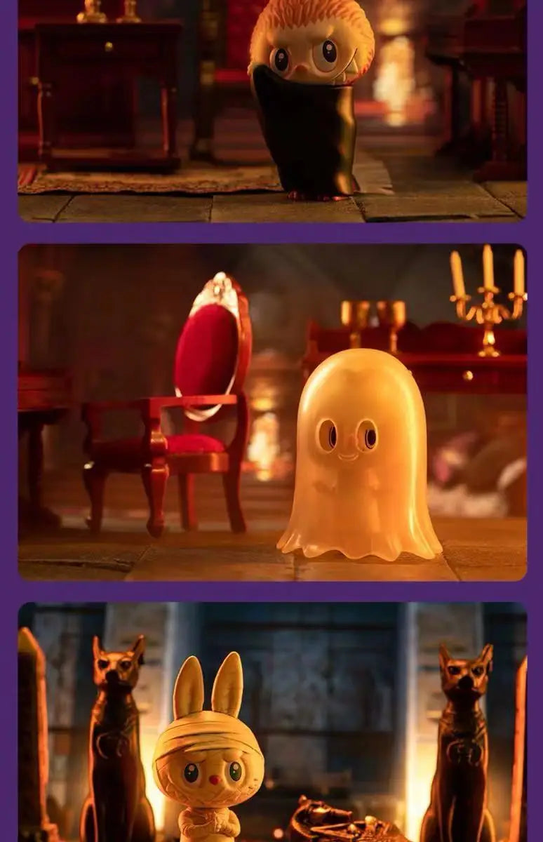 🎃 Figurine de Monstre Halloween Labubu – Boîte Mystère