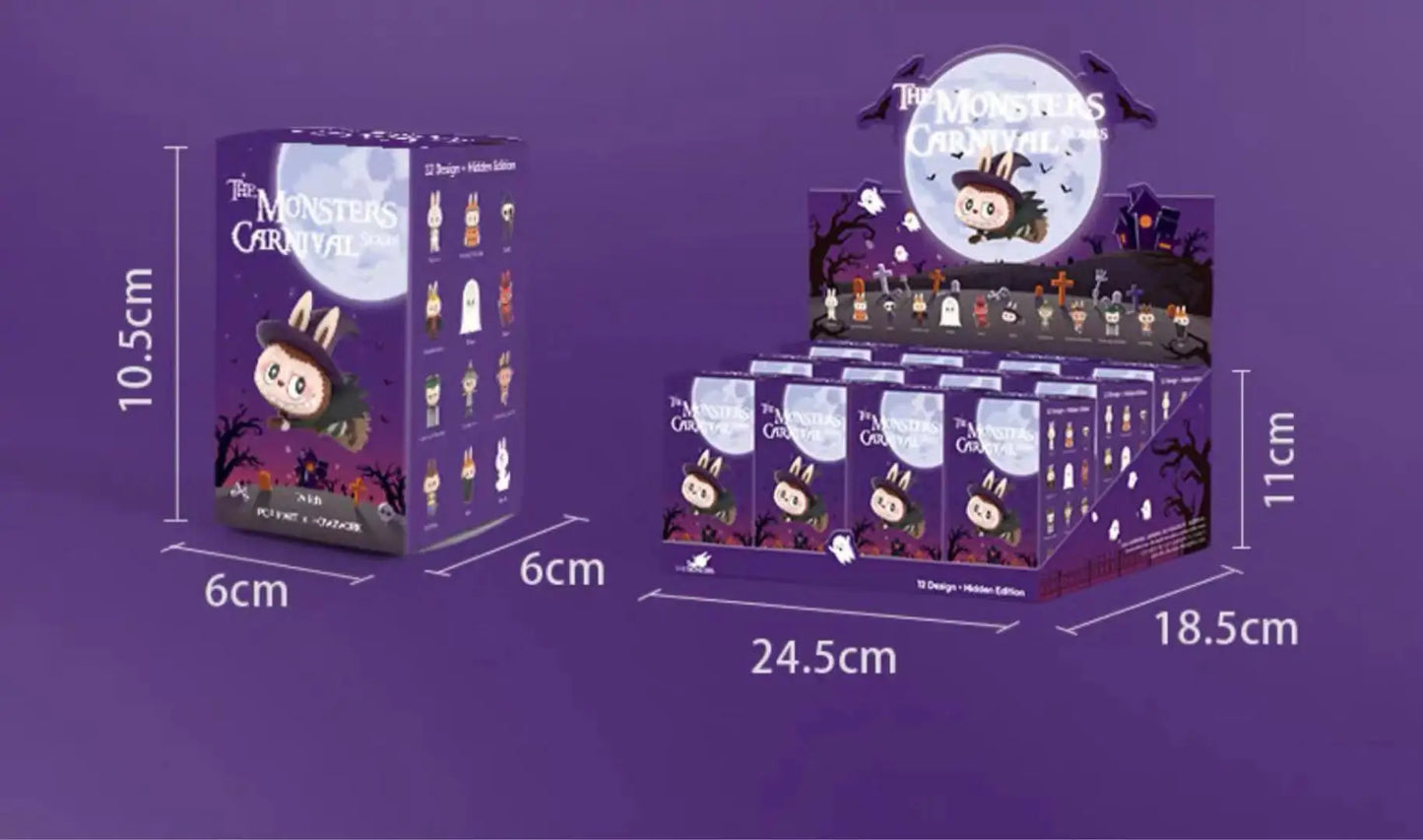 🎃 Figurine de Monstre Halloween Labubu – Boîte Mystère