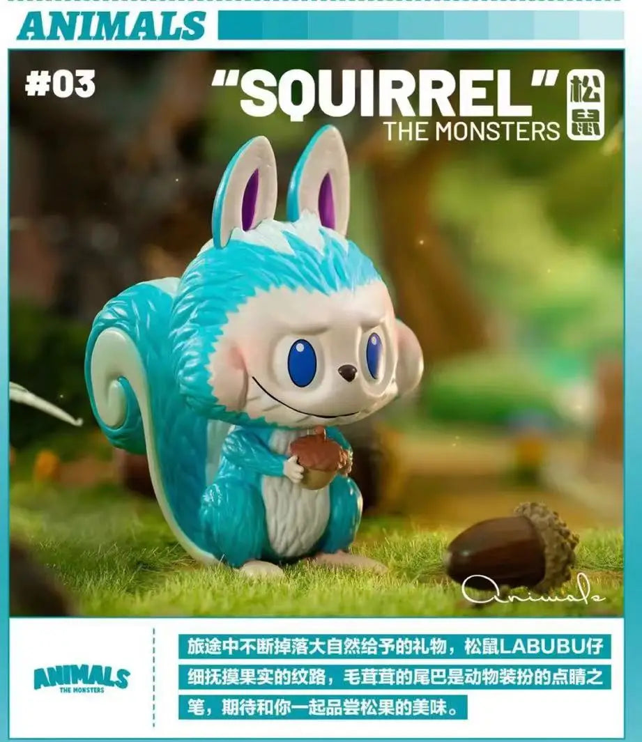 🦊 Labubu Monstre Animaux – Figurine Décorative & Cadeau Surprise