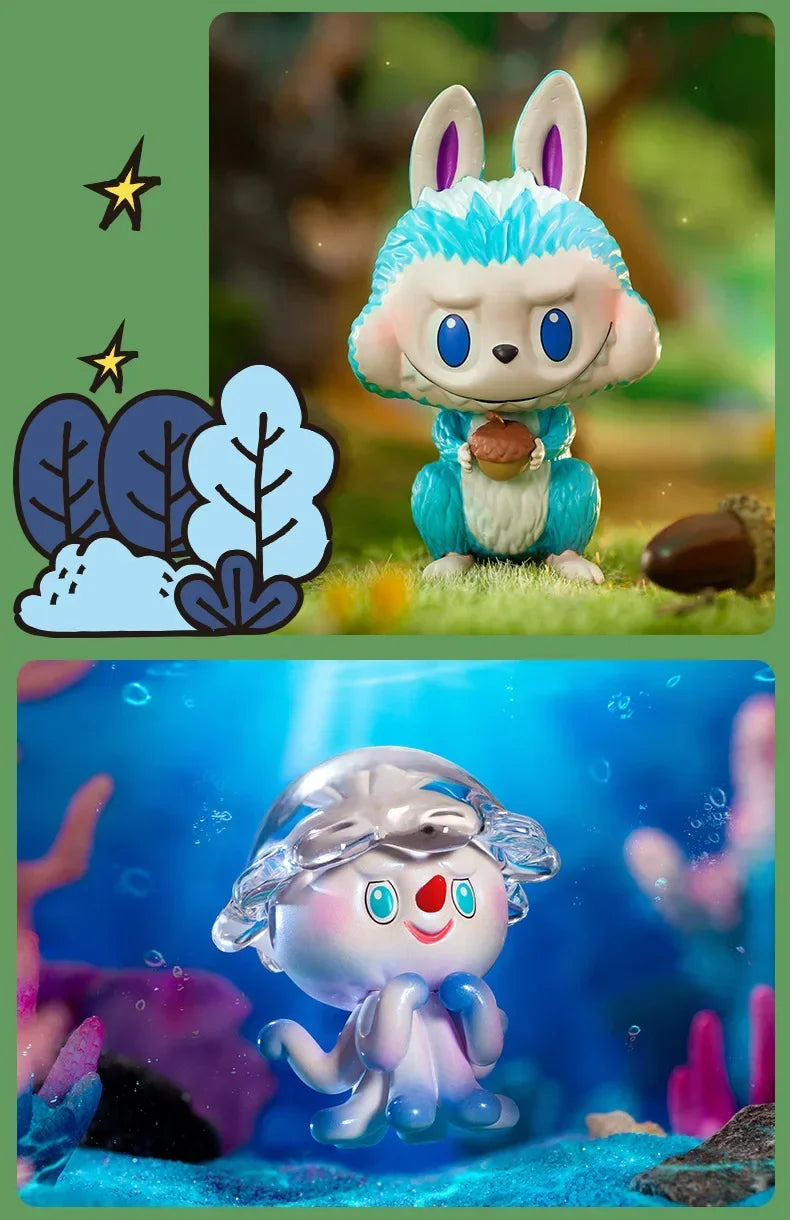 🧚♀️ Labubu Monsters Fairy Animal – Boîte Mystère Figurines Kawaii | Série Animaux Fée | 9–10 cm