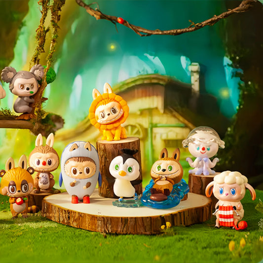 🌈 Figurines Kawaii Labubu – Boîte Mystère Animaux