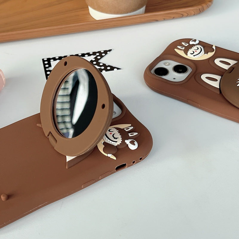 Shockproof iPhone Case, Phone Case with Mirror Mount, Shockproof Case for iPhone