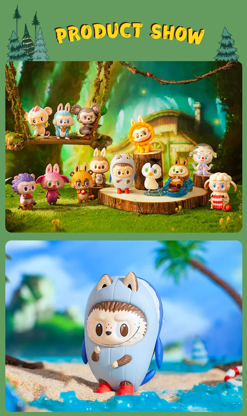 🦊 Labubu Monstre Animaux – Figurine Décorative & Cadeau Surprise