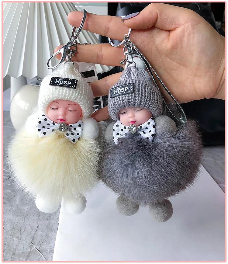 🧸Labubu Flocon Élégant – Charme Doux & Signature Unique