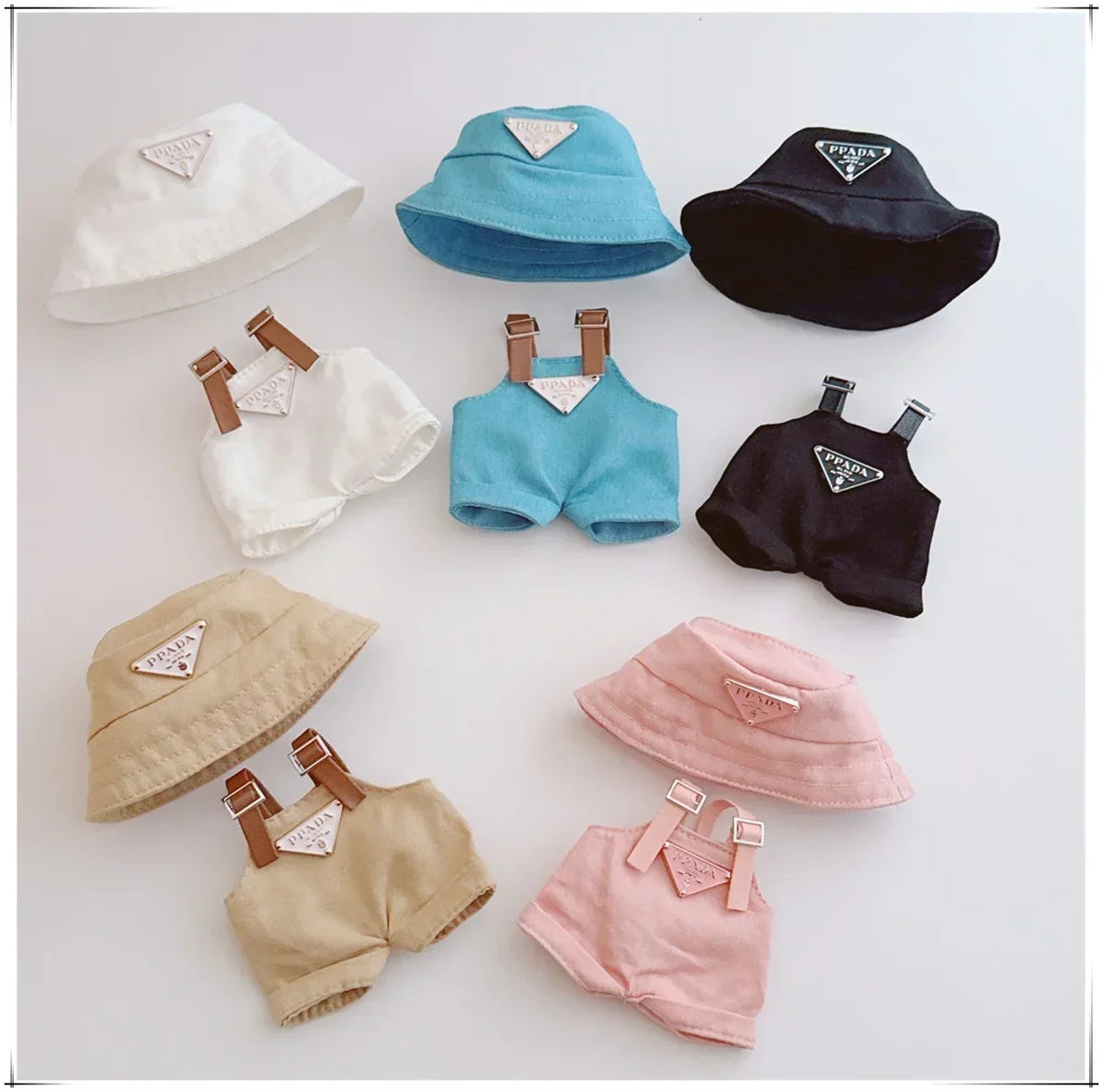 👗🧢 Vêtements Mini Poupée Labubu 17 cm – Tenue Complète avec Chapeau & Chaussures