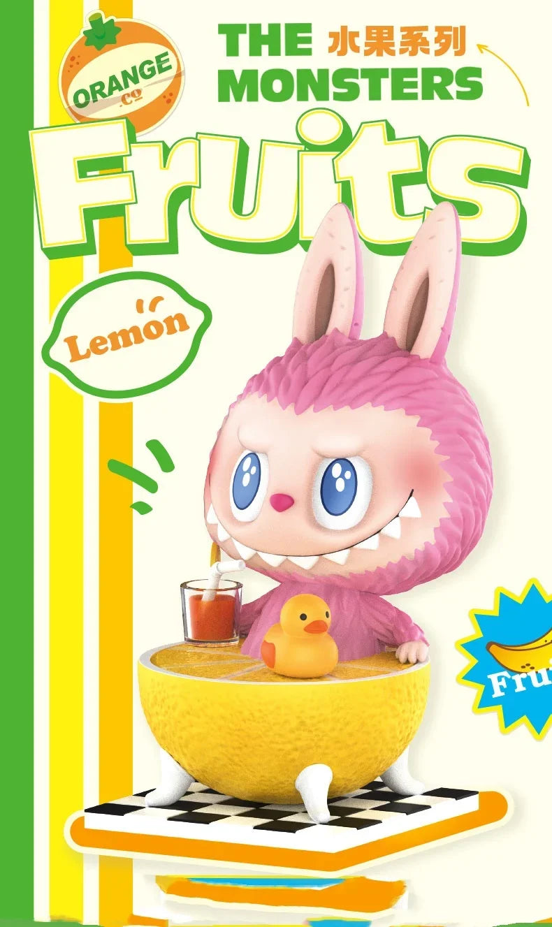 🍓 Boîte Mystère LABUBU The Monsters Fruits Series – Figurines Kawaii de Collection (9–11 cm)