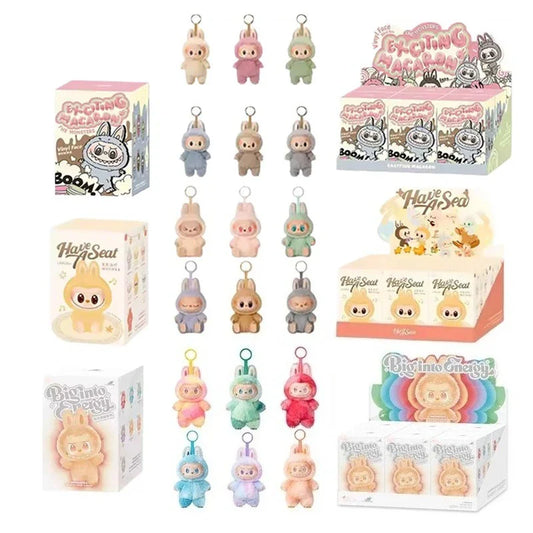 🎁 Labubu Collection V1, V2, V3 – Monster Kawaii | Porte-clés Surprise Premium