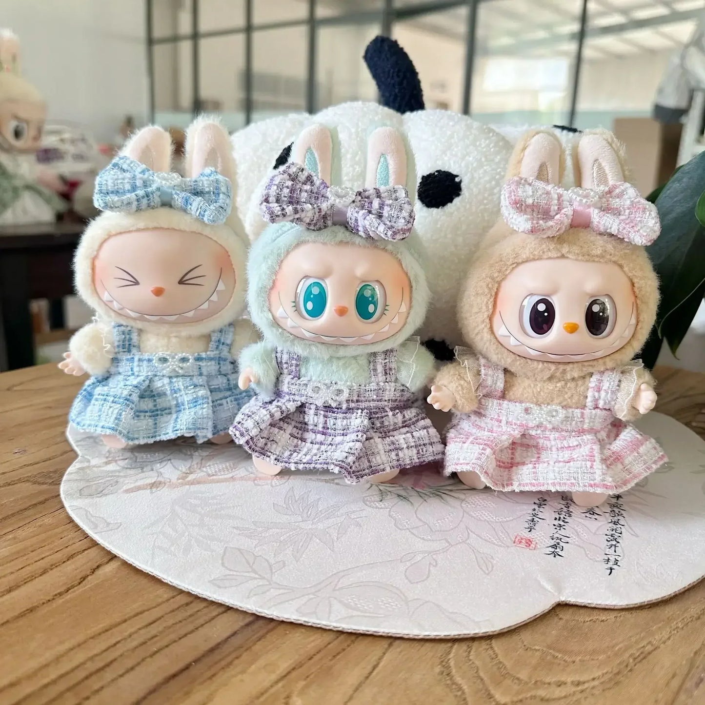 🌟 Accessoires Vêtements Mini Poupée LABUBU 17 cm – Édition K-Pop Style EXO