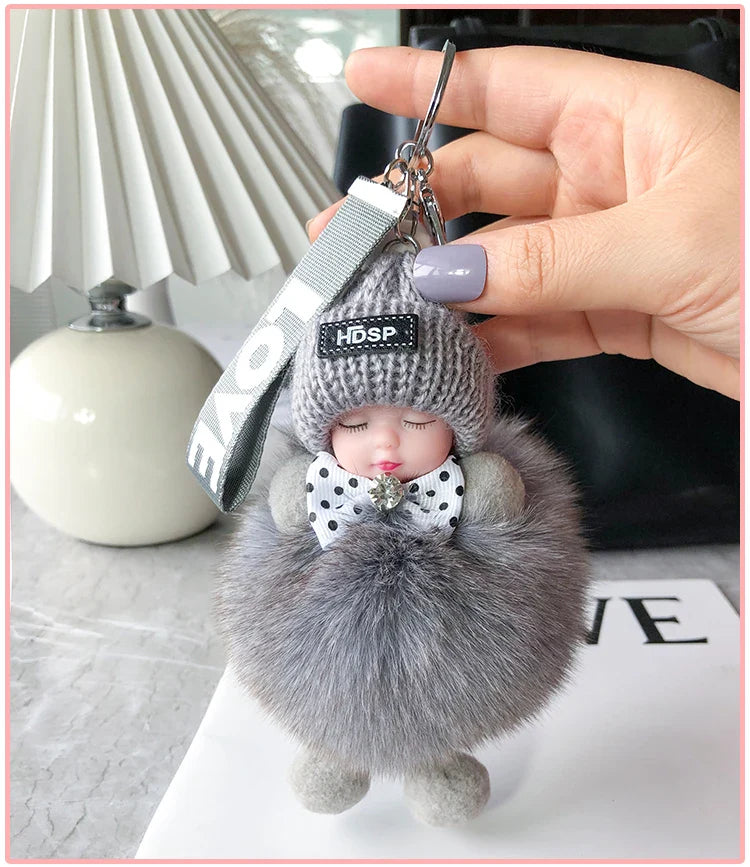 🧸Labubu Flocon Élégant – Charme Doux & Signature Unique
