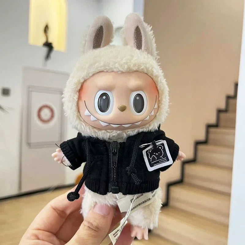 đ VĂȘtements de FĂȘte Labubu pour PoupĂ©es 17 cm â Hoodie & Jeans