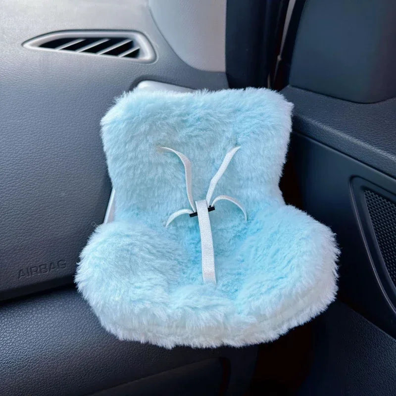 🚗 Mini Siège de Sécurité Kawaii Labubu – Pour Poupées de 15 à 17 cm