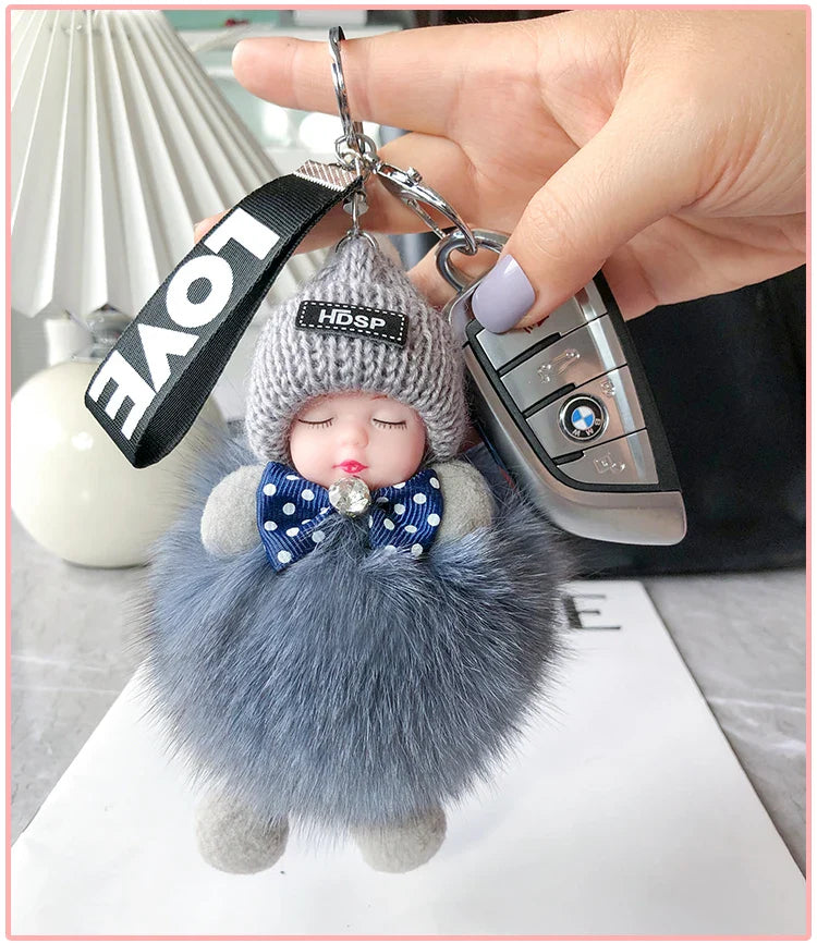 🧸Labubu Flocon Élégant – Charme Doux & Signature Unique
