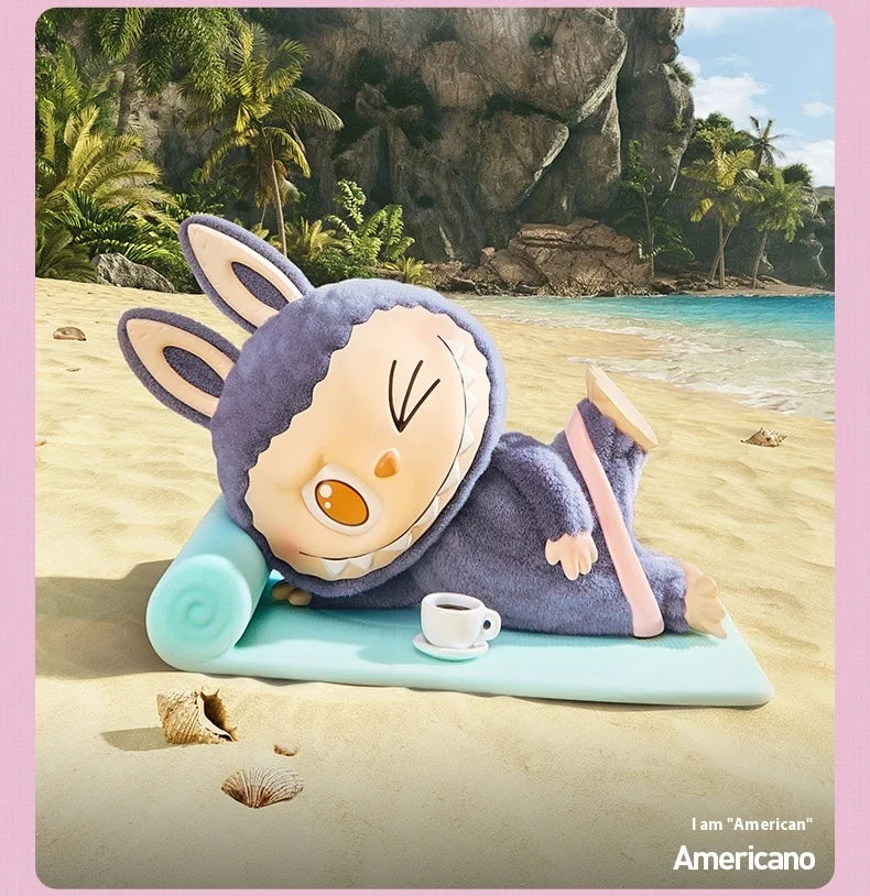 🧘♂️ Pop Mart Labubu – Figurine "Yoga Lazy