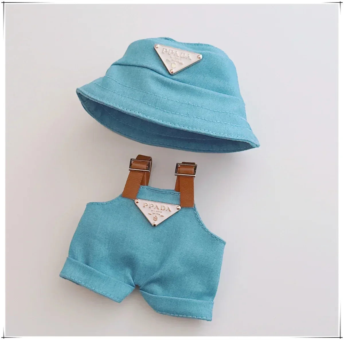 👗🧢 Vêtements Mini Poupée Labubu 17 cm – Tenue Complète avec Chapeau & Chaussures