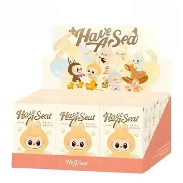 💖 Figurine Émaillée Labubu Heartbeat Macaron – Monstre Kawaii Collectible