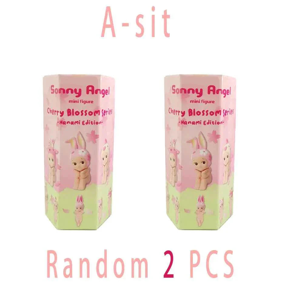🌸 Figurine Mini Hippers LABUBU – Édition Cherry Blossom
