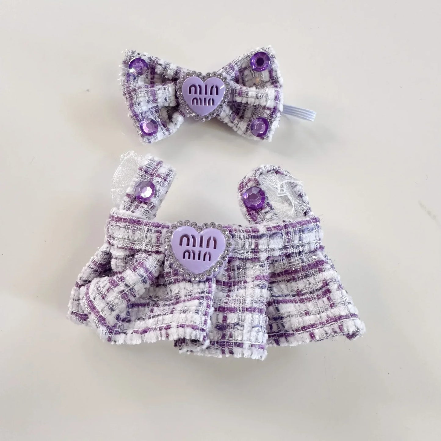 🌟 Accessoires Vêtements Mini Poupée LABUBU 17 cm – Édition K-Pop Style EXO