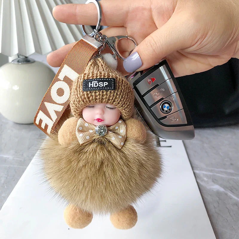 🧸Labubu Flocon Élégant – Charme Doux & Signature Unique