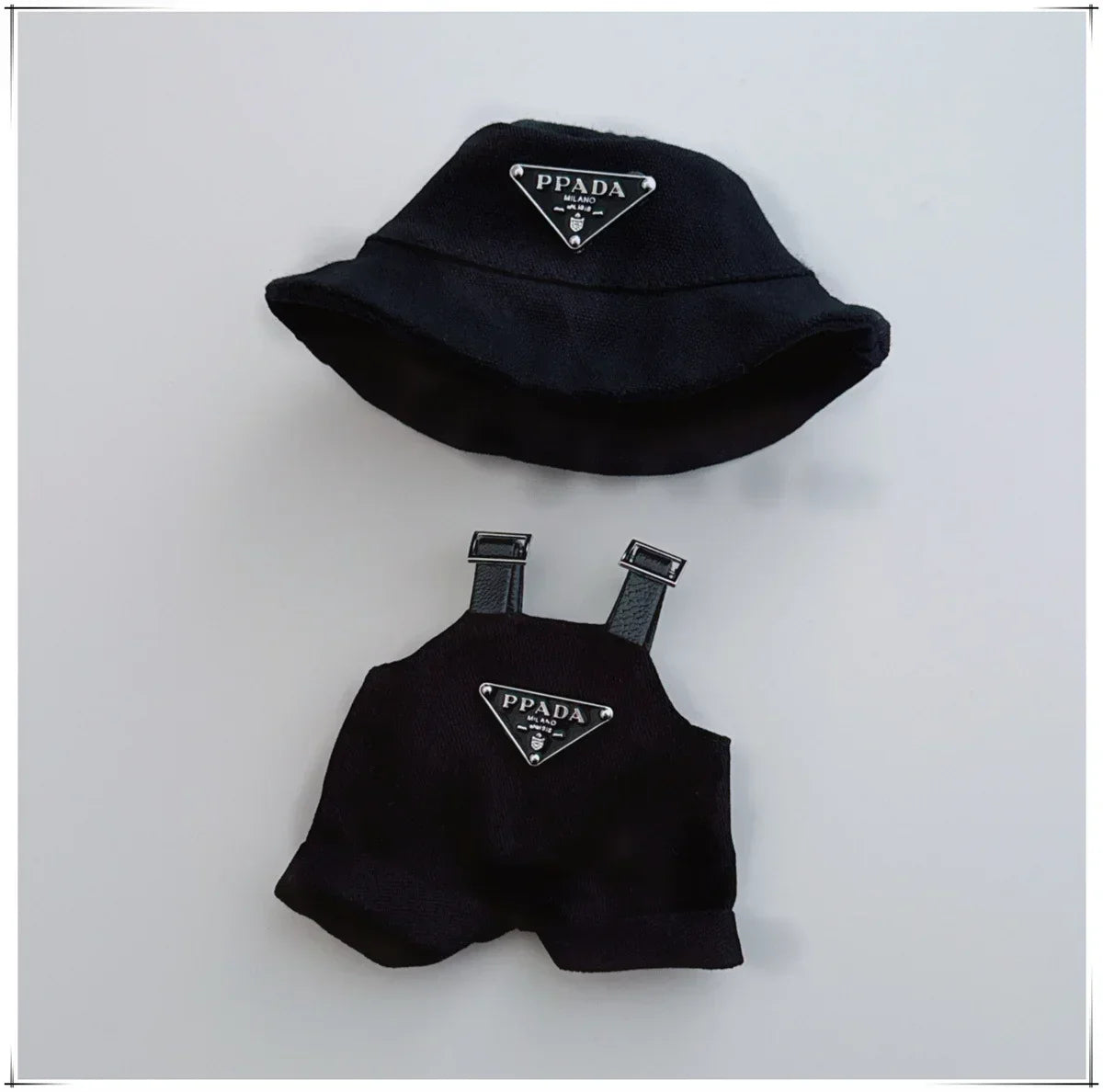 👗🧢 Vêtements Mini Poupée Labubu 17 cm – Tenue Complète avec Chapeau & Chaussures