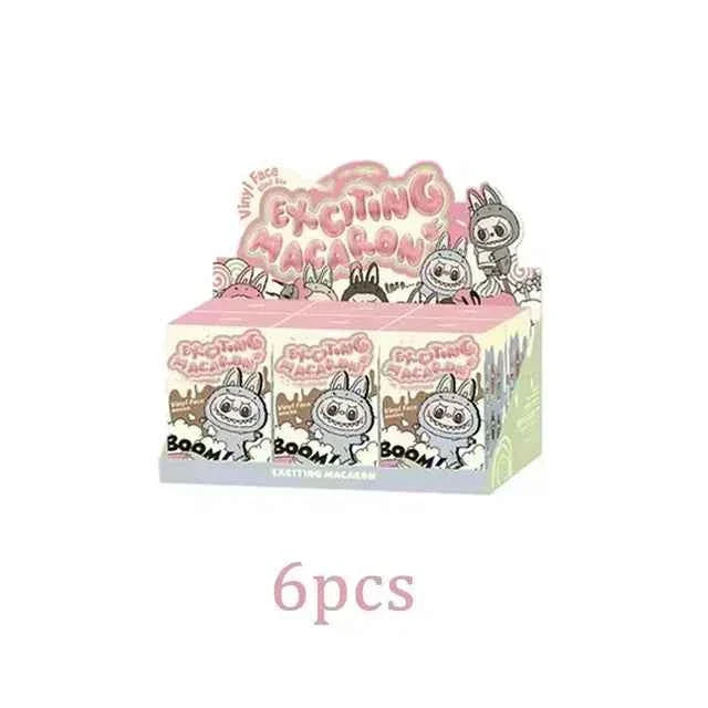 💖 Figurine Émaillée Labubu Heartbeat Macaron – Monstre Kawaii Collectible