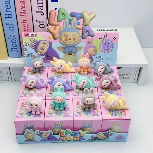 🎁 12 Figurines Mini Anime Labubu – Un Univers Magique à Collectionner !