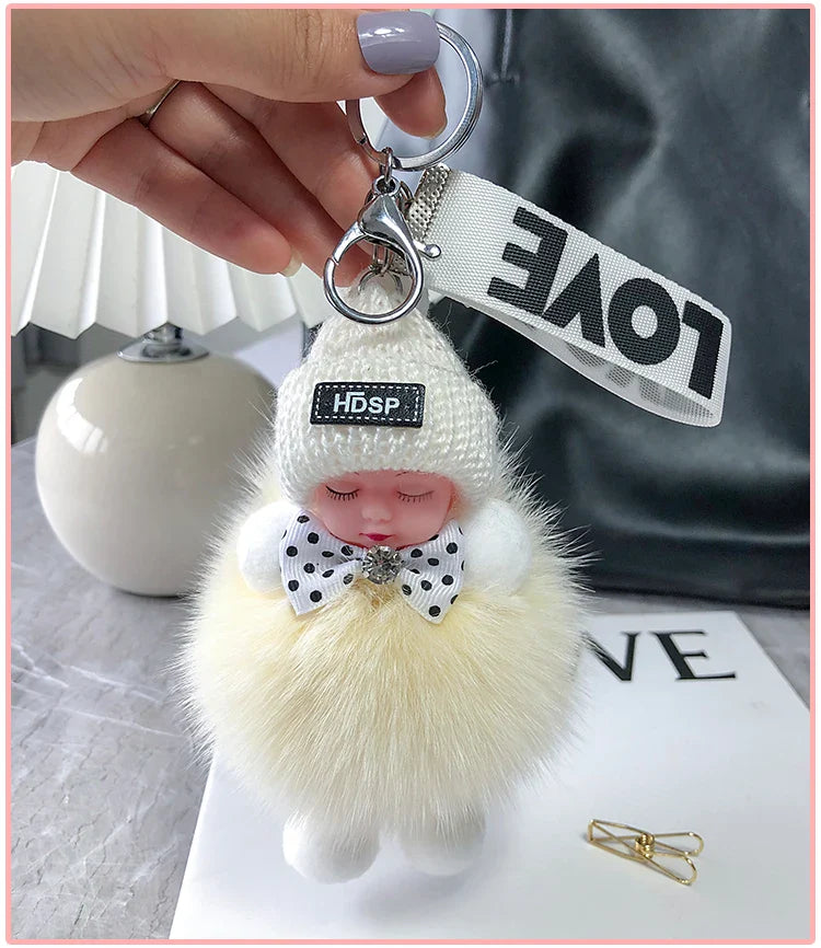 🧸Labubu Flocon Élégant – Charme Doux & Signature Unique