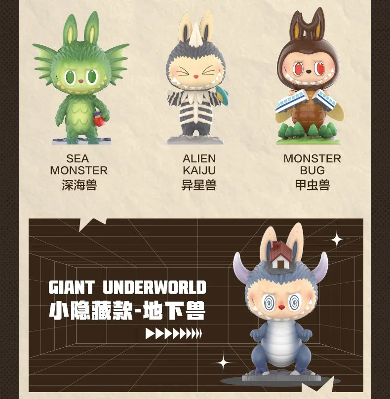 🦖 Labubu Kaiju Series – Boîte Mystère