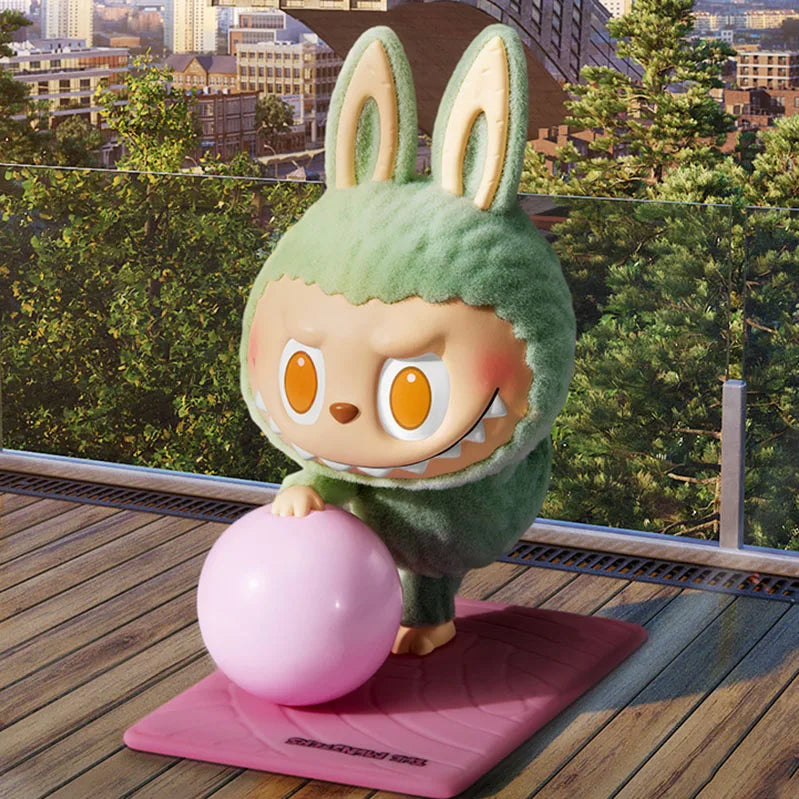 🧘♀️ LABUBU The Monsters – Série Yoga Paresseux