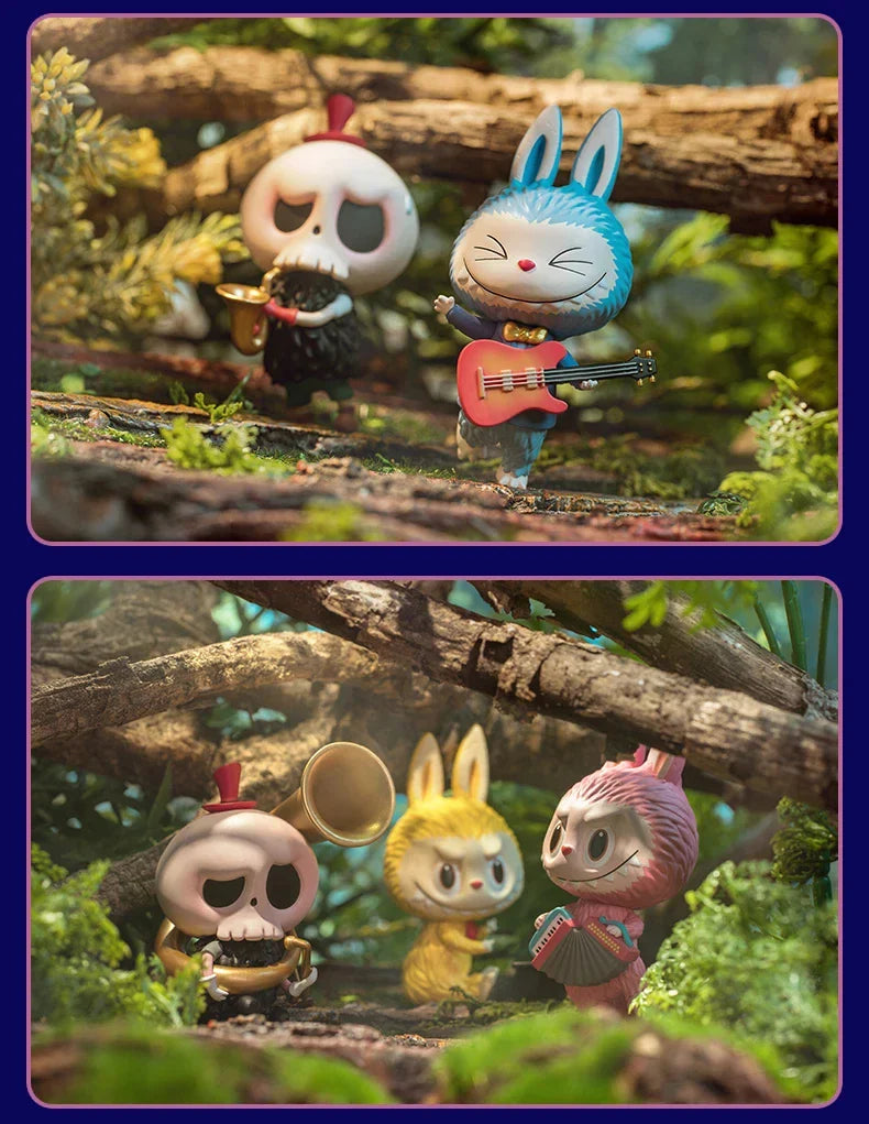 🎶 Figurine Anime Labubu – Forest Concert Collection