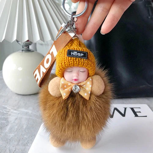 🧸Labubu Flocon Élégant – Charme Doux & Signature Unique