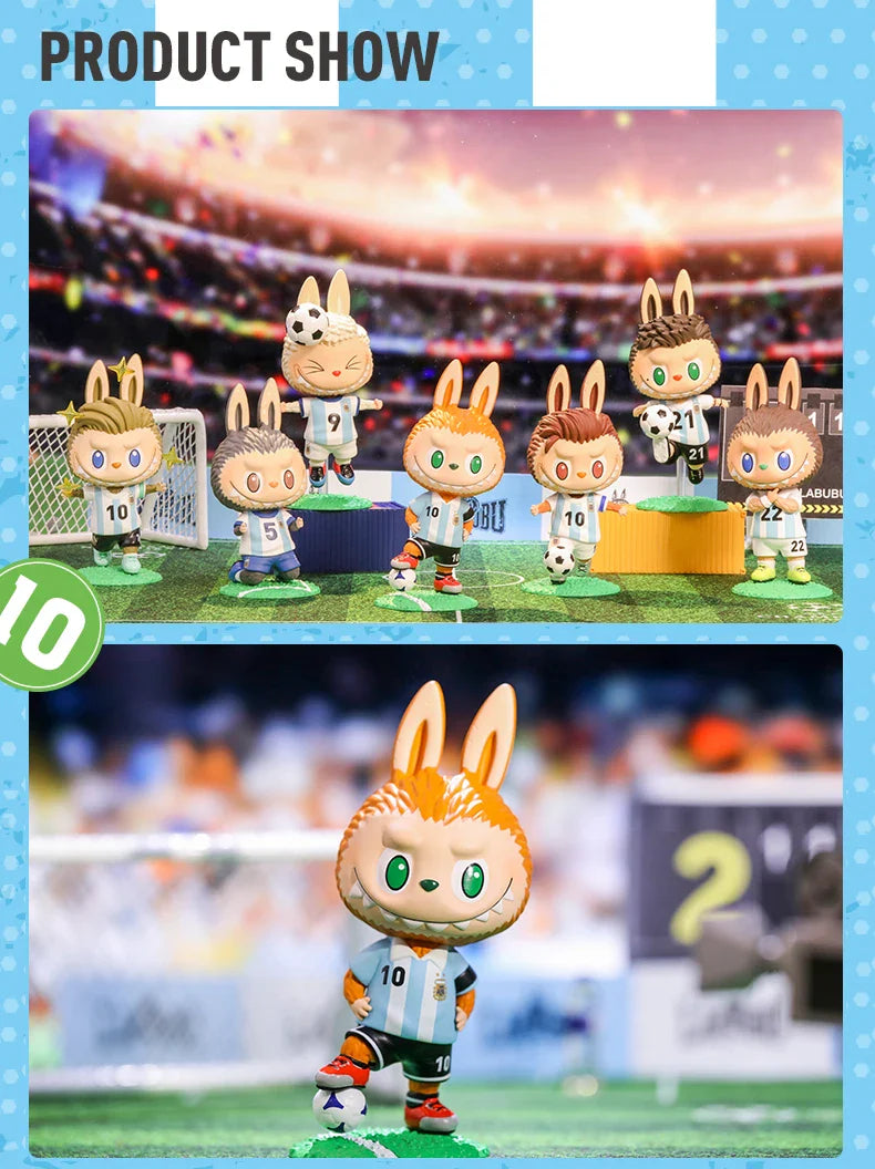 ⚽ Labubu Football Argentin – Figurine Surprise Collector