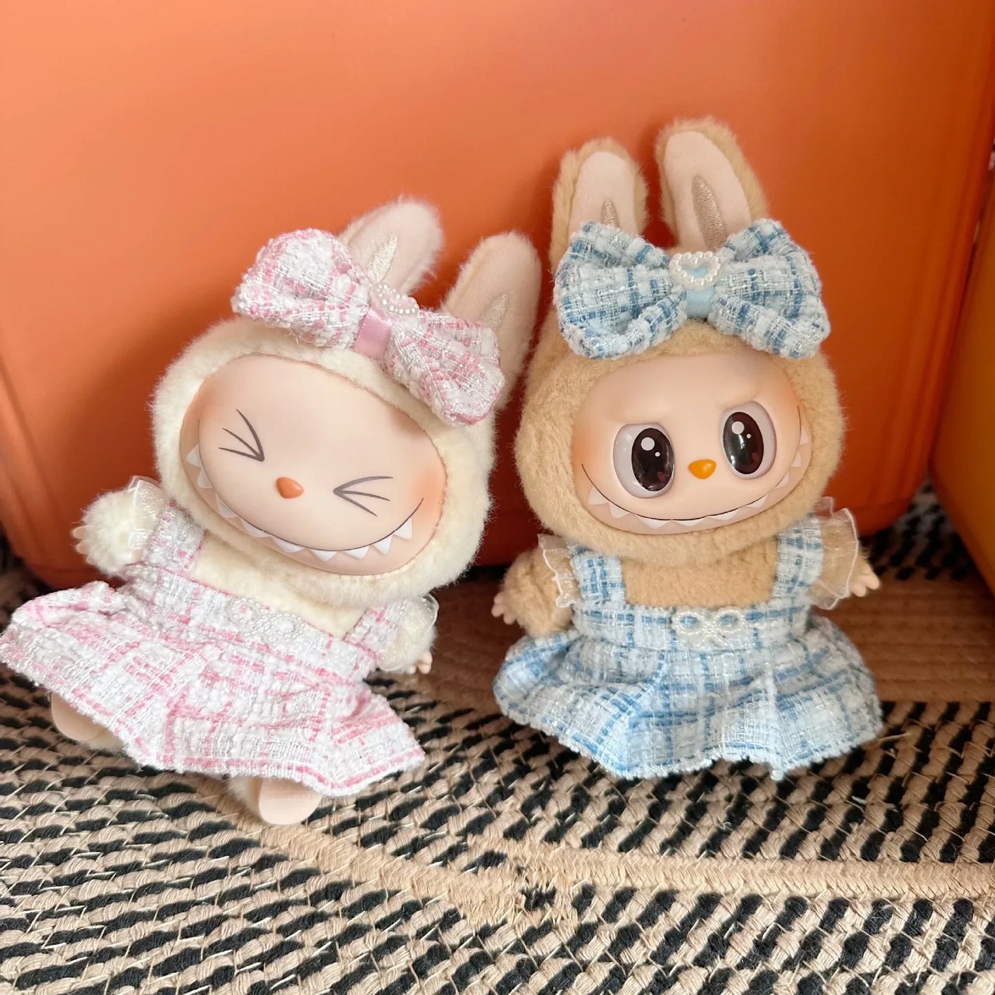 🌟 Accessoires Vêtements Mini Poupée LABUBU 17 cm – Édition K-Pop Style EXO