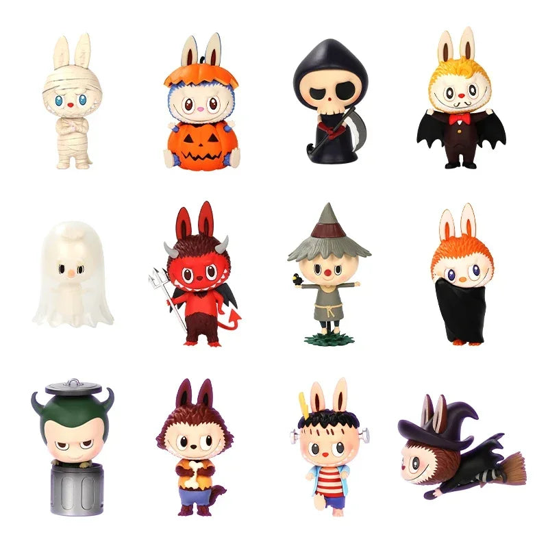 🎃 Figurine de Monstre Halloween Labubu – Boîte Mystère