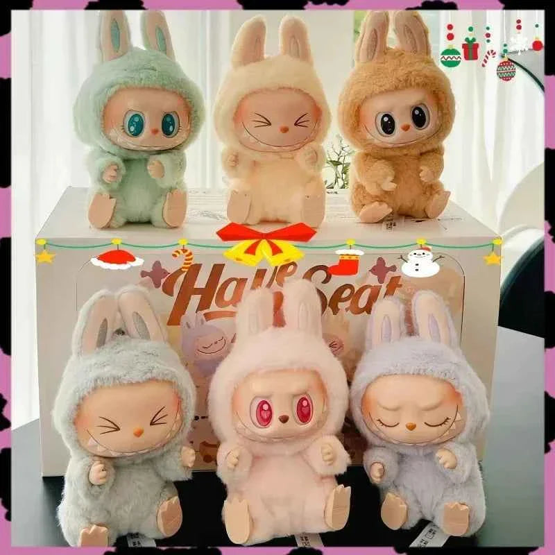 🎉 Porte-clé Labubu Monstre Kawaii - Série Have A Seat