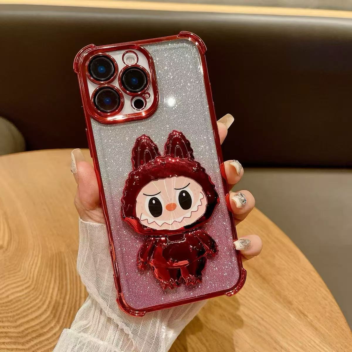 Fluffy Labubu 3D Case β The Ultimate Cute Protection for Your iPhone