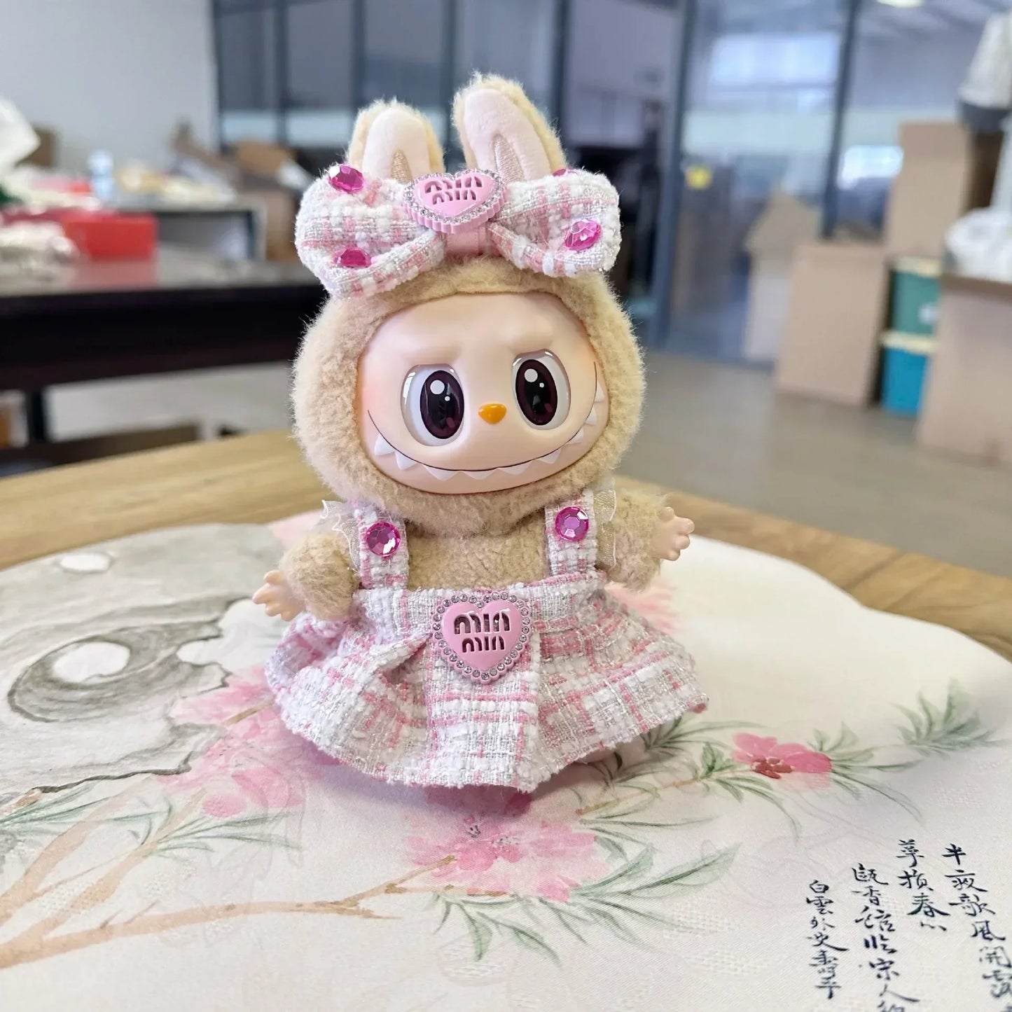 🌟 Accessoires Vêtements Mini Poupée LABUBU 17 cm – Édition K-Pop Style EXO