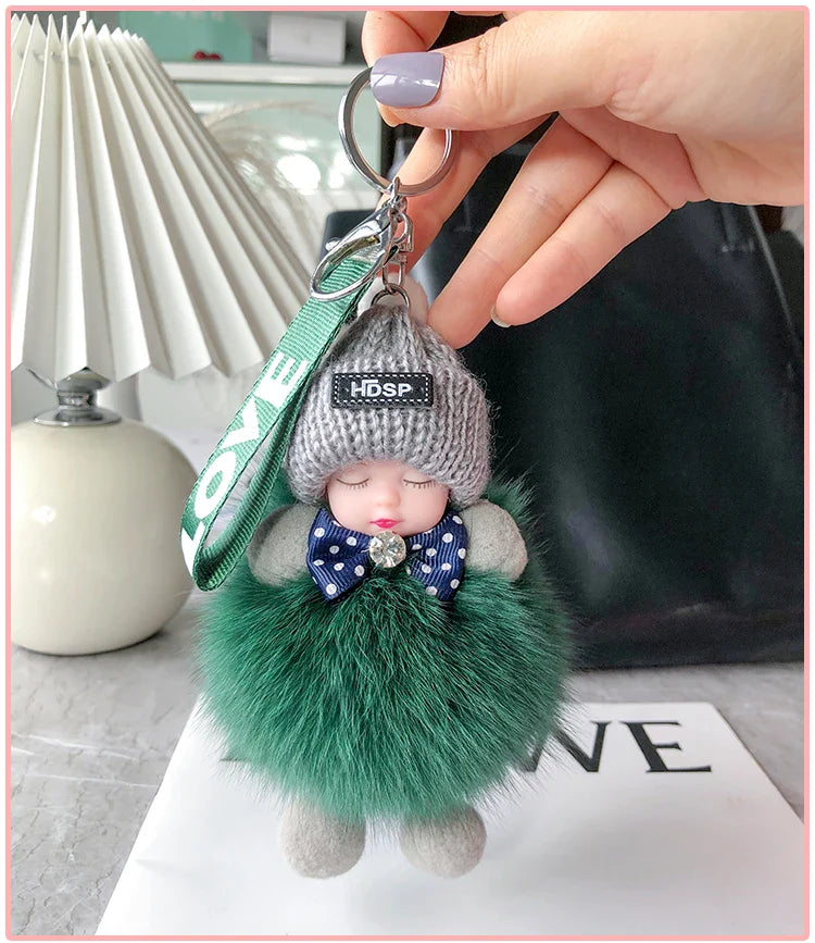 🧸Labubu Flocon Élégant – Charme Doux & Signature Unique