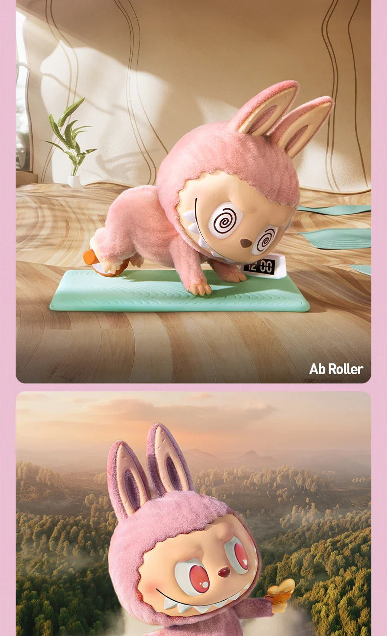 🧘♀️ LABUBU The Monsters – Série Yoga Paresseux