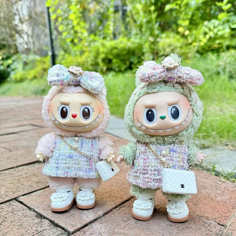 🌸 Ensemble Camellia pour Poupée Labubu 17 cm – Élégance, Style & Imagination