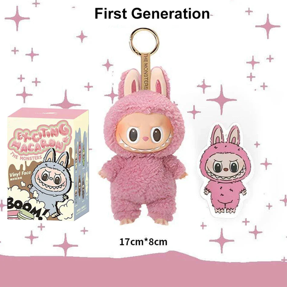 🧸 Figurine Labubu Enamel 17 cm – Monstre Kawaii & Déco Pop
