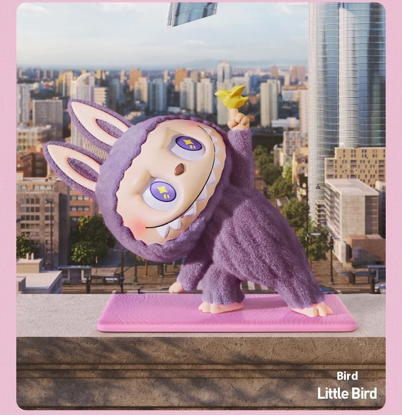 🧘♂️ Pop Mart Labubu – Figurine "Yoga Lazy