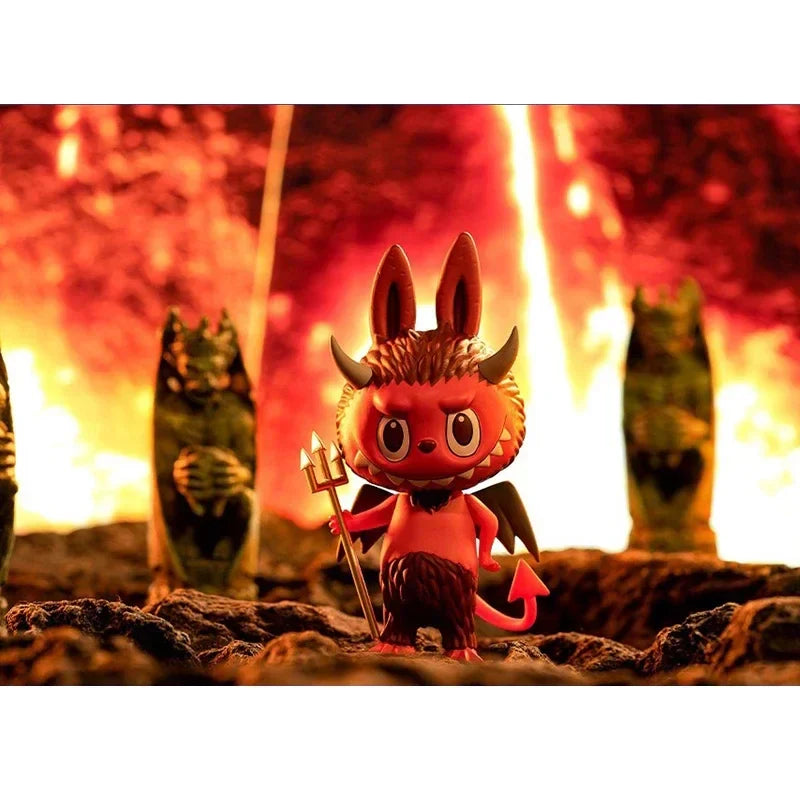 🎃 Figurine de Monstre Halloween Labubu – Boîte Mystère