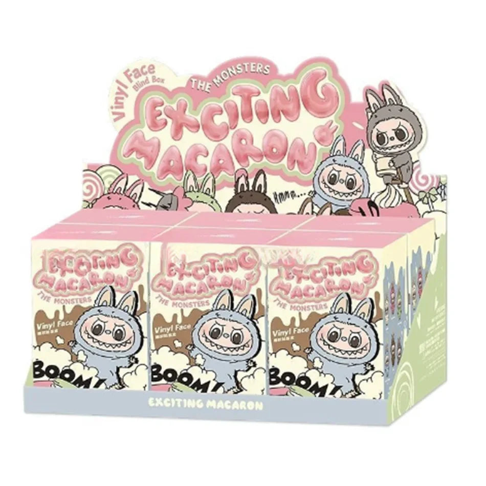 💗 Figurine Kawaii Labubu The Monsters – Heartbeat Macaron Edition