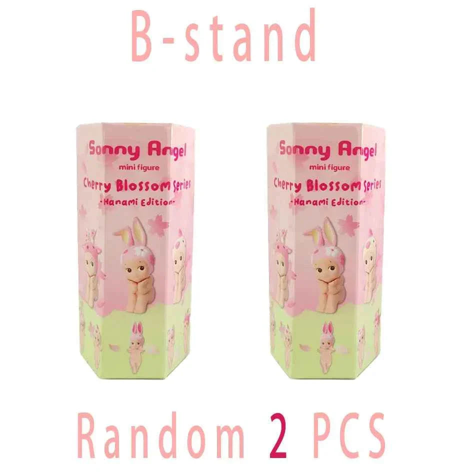 🌸 Figurine Mini Hippers LABUBU – Édition Cherry Blossom