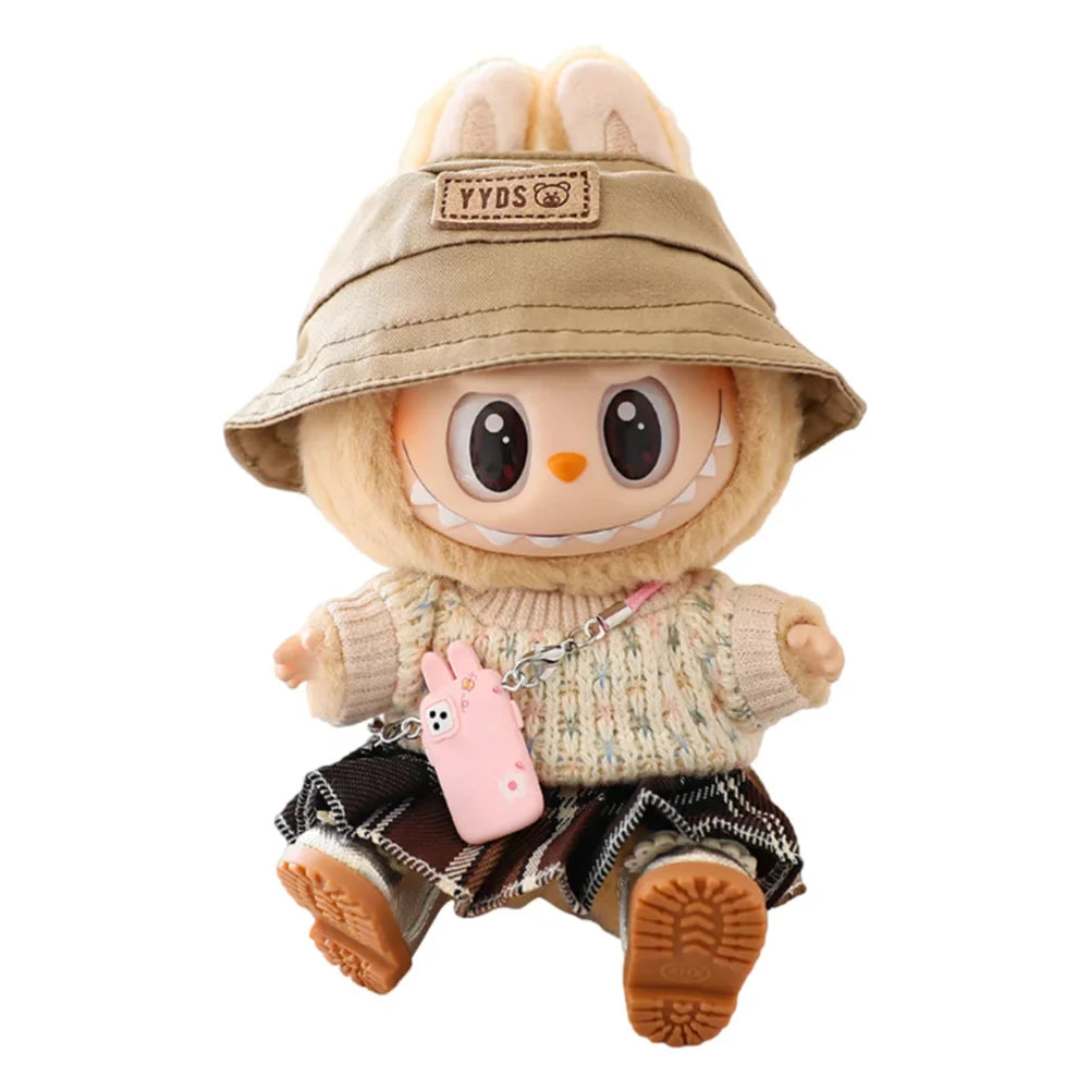 🎀Vêtements Labubu 17cm – Ensemble Kawaii pour Labubu 🎀