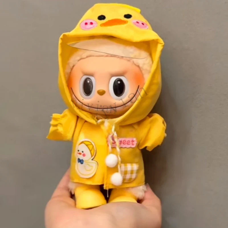 ☔ Ensemble Accessoires de Pluie Mini Doll'S – Pour Poupées Labubu 15-17 cm