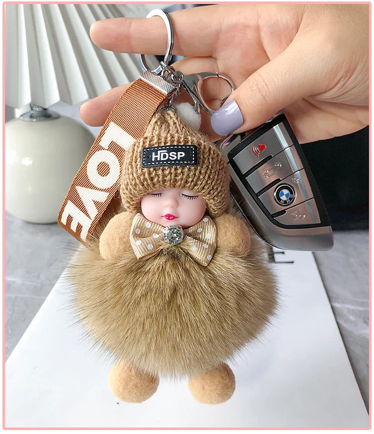 🧸Labubu Flocon Élégant – Charme Doux & Signature Unique