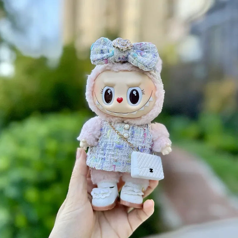 🌸 Ensemble Camellia pour Poupée Labubu 17 cm – Élégance, Style & Imagination